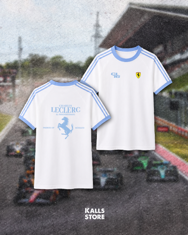 Producto - Remera líneas Charles Leclerc #caballo