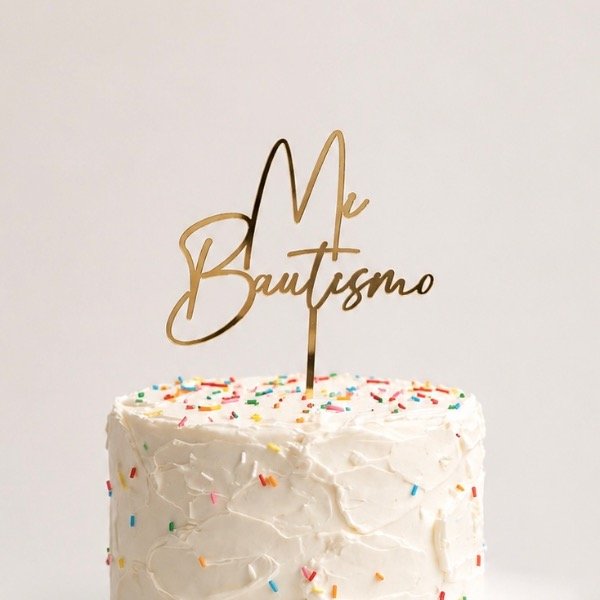 Producto - Cake Topper Mi Bautismo CT309