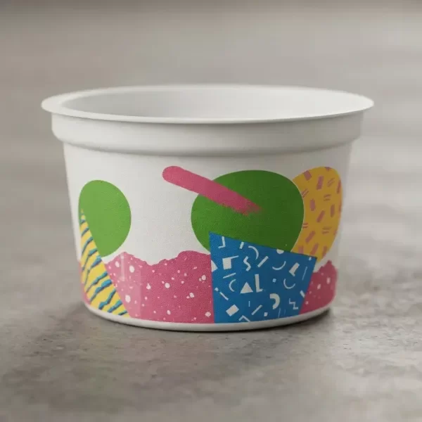 Producto - POTE PLASTICO HELADO IMPRESO SIN TAPA 1/2 Kilo X 50 Unid - 1