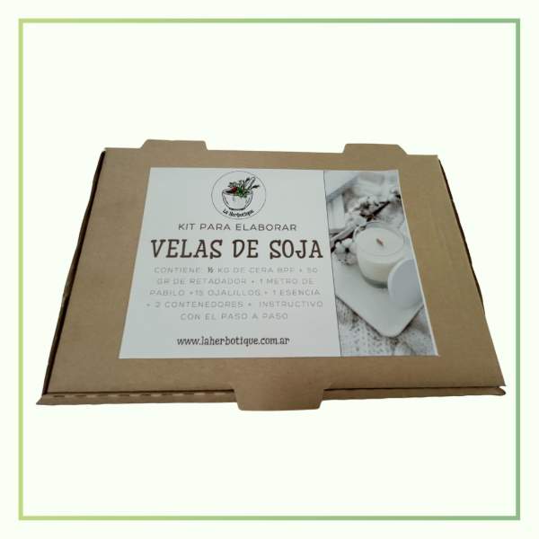 Producto - BOX "HAZLO TU MISMO" PARA ELABORAR VELAS DE SOJA