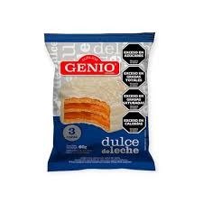 Producto - ALFAJOR GENIO 3 BLANCO/NEGRO X24 - 1
