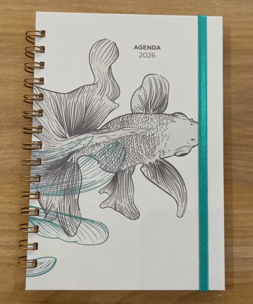 Producto - Agenda KOI /gris claro