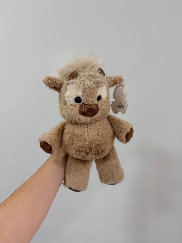 Producto - Peluche vaca peluda que camina chica - 0
