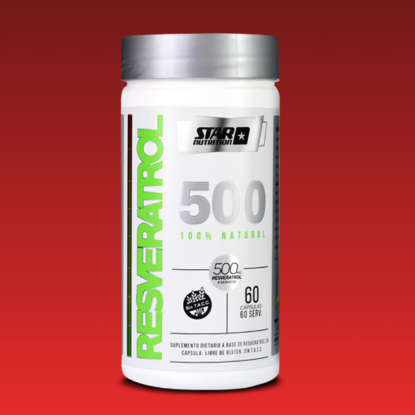 Producto - Resveratrol 500  60 cápsulas STAR NUTRITION