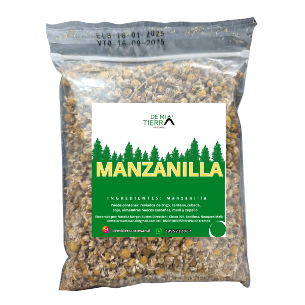 Producto - MANZANILLA FLOR Y TALLO 60G