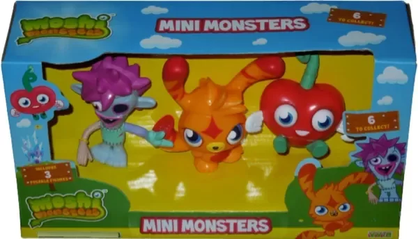 Producto - Fallado!! Moshi Monsters Mini Monsters X 3 Personajes