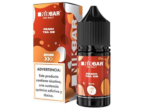 Producto - Nikbar Salt Peach Tea Ice 20MG 30ml