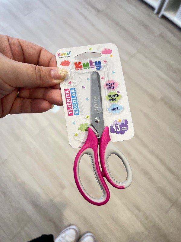 Producto - Tijera kiruki fucsia y gris - 1