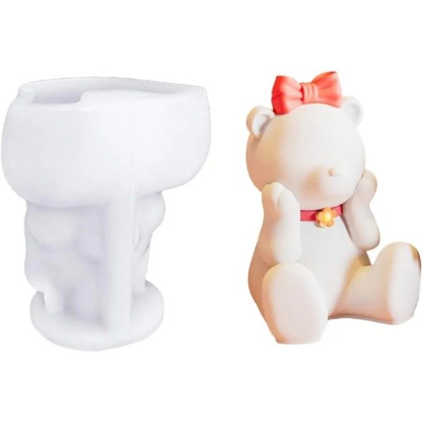 Producto - Molde osita con moño - 0