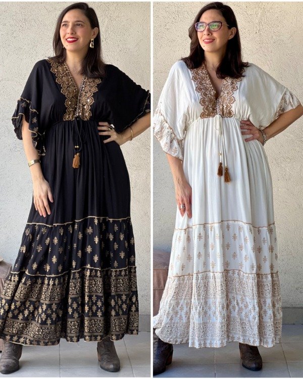 Producto - Folk Espalda Abierta Bordado M a XL