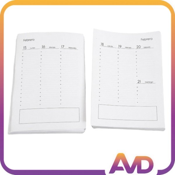 Producto - Agendas para anillar (pack x 5un) - 1