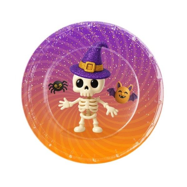 Producto - PLATO HALLOWEEN 3D X 8