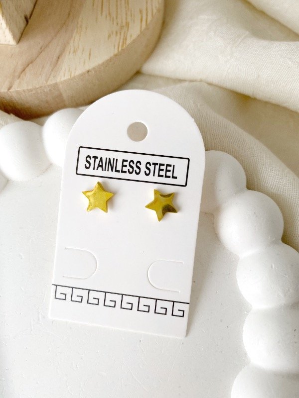 Producto - Aros mini estrella dorada