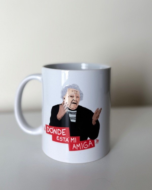 Producto - Taza DONDE ESTÁ MI AMIGA - Taza de Esperando la Carroza
