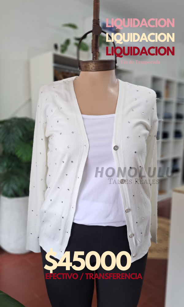 Producto - Saquito con Strass Blanco - 0