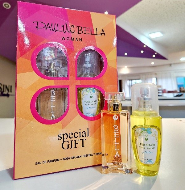Producto - Paulvic set de perfume y body splash de La Vida es bella de mujer
