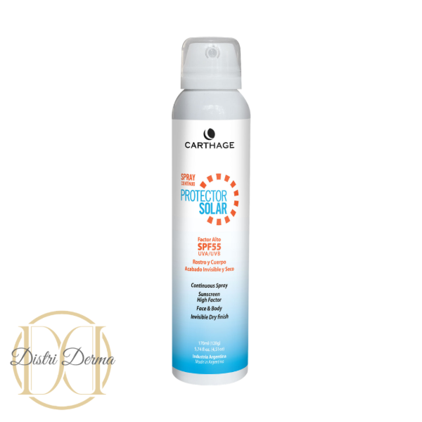 Producto - Protector Solar FPS 55 Spray Continuo Carthage