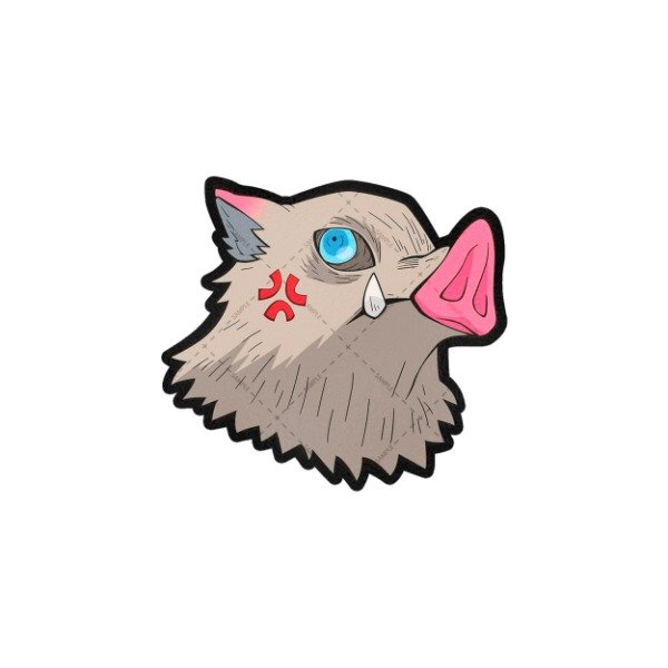 Producto - Sticker Vinilo Grande Inosuke Demon Slayer AllBlue Otorii