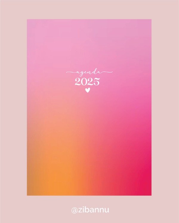 Producto - Agenda Universitaria 2025 - Diseño Gradient