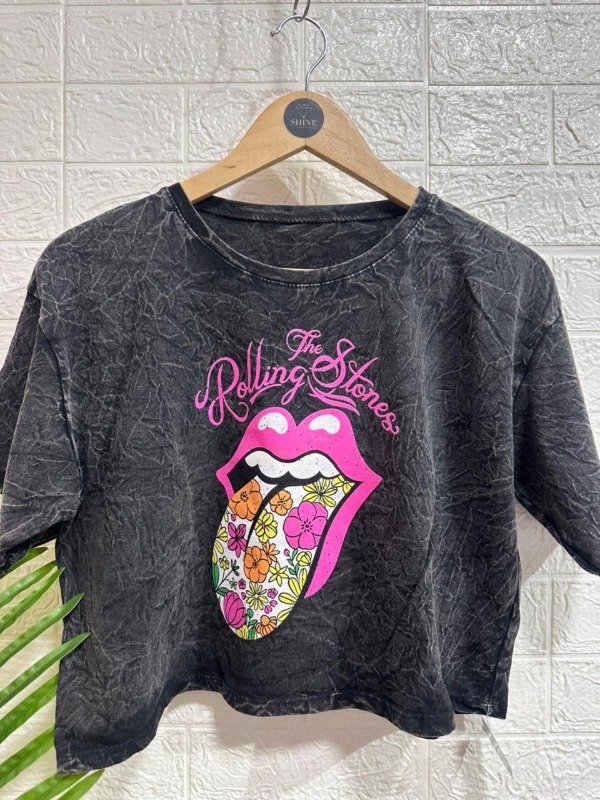Producto - Remera crop pre lavada