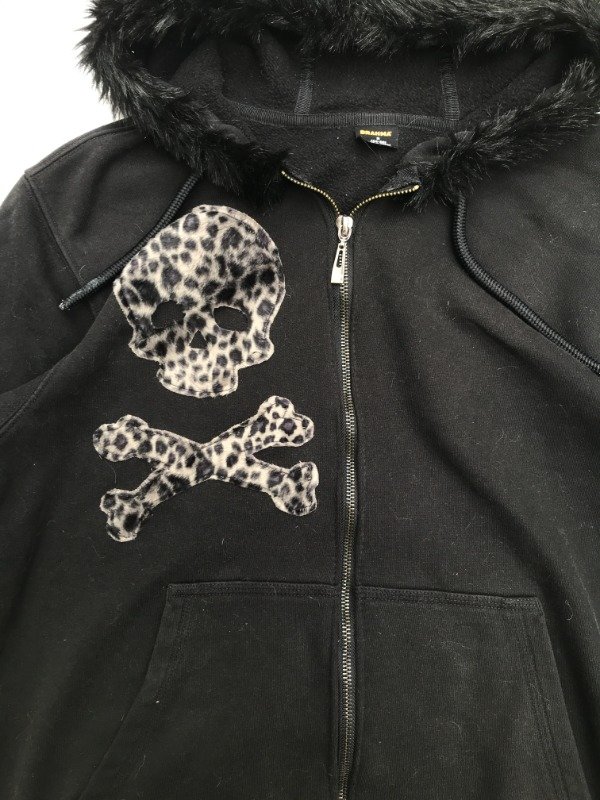 Producto - Fur Animal print skull grey NUEVA! - 2