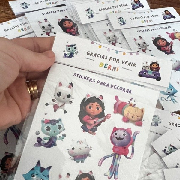 Producto - Souvenir - Stickers personalizados x 8 planchas - 3