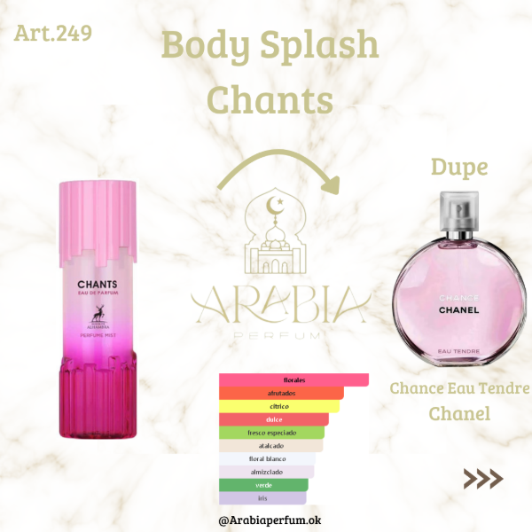 Producto - Body Chants Mist 250ml Maison Alhambra - 1