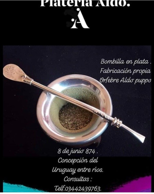 Producto - Bombilla de plata