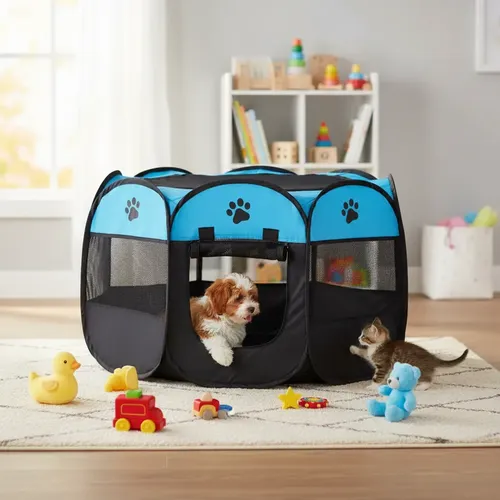 Producto - CORRAL PLEGABLE PARA MASCOTAS 90x58cm - 0