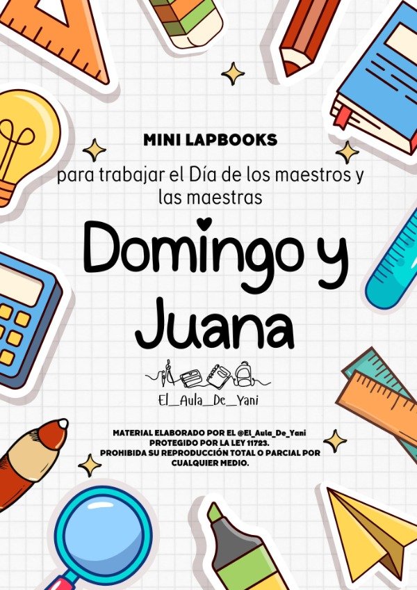 Producto - Mini Lapbooks: Sarmiento y Juana Manso