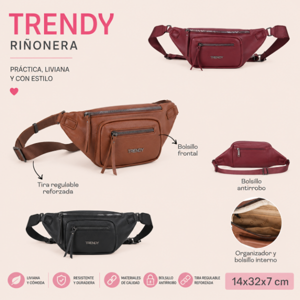 Producto - RIÑONERA TRENDY COD 31848