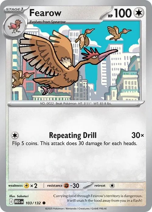 Producto - Fearow - 103/132 - Mega Evolution