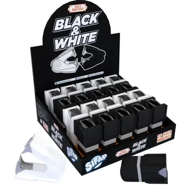 Producto - SACABROCHES PLASTICOS BLACK Y WHITE SIFAP