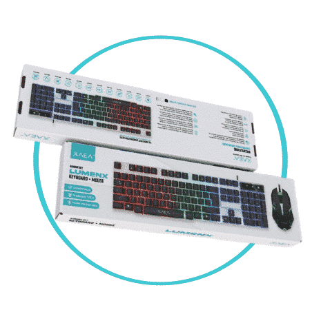 Producto - Combo gamer - Teclado+Mouse XAEA Lumenx - 1