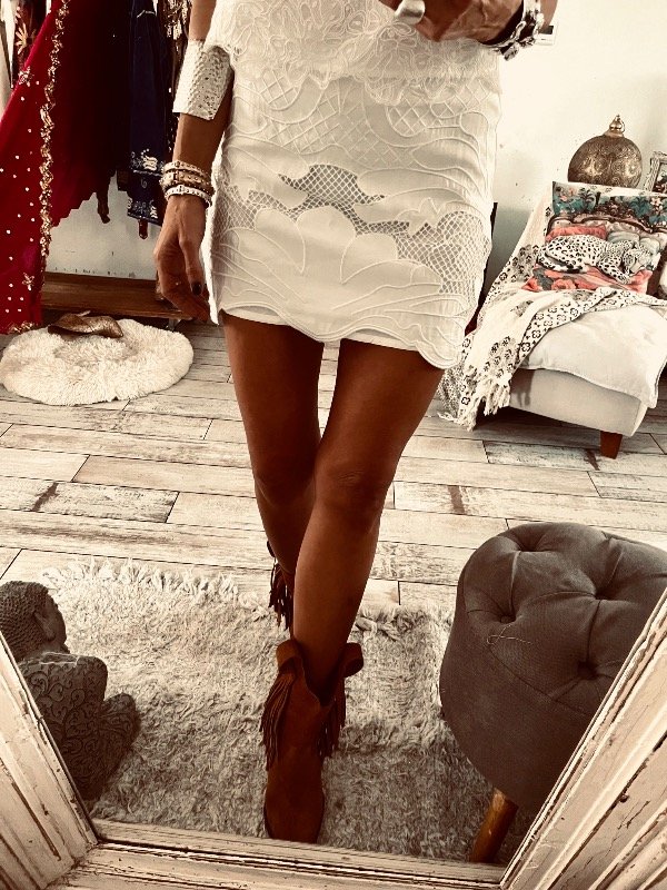 Producto - Falda Ava blanca - 4