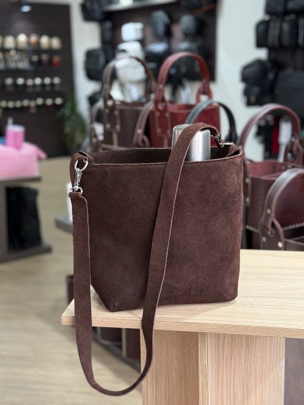 Producto - CARTERA Y BOLSO MATERO CUERO GAMUZADO