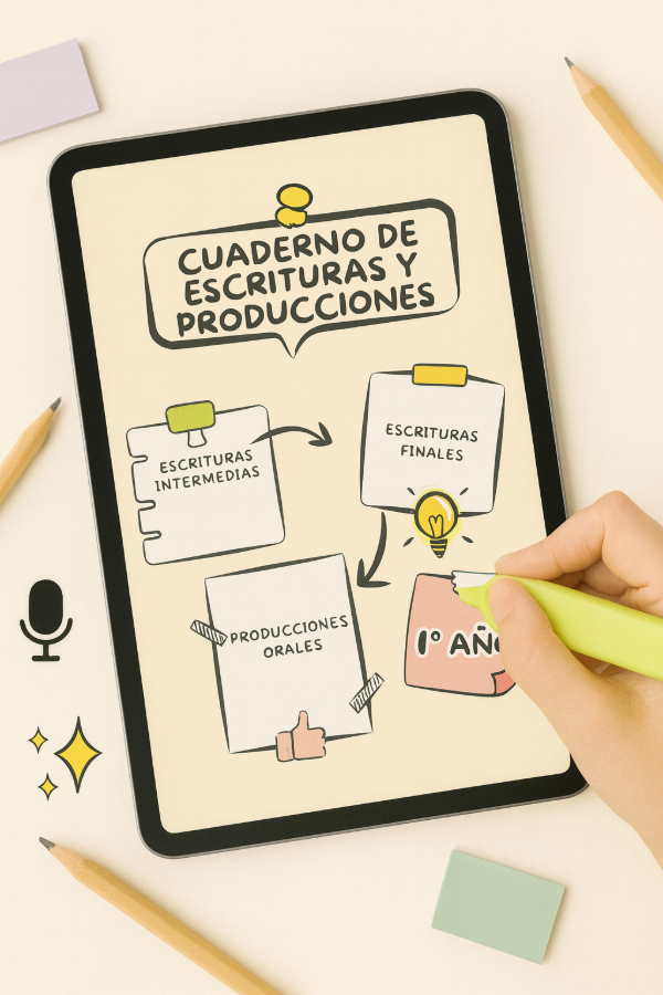 Producto - E-BOOK PRIMER AÑO - PRODUCCIONES ESCRITAS Y ORALES