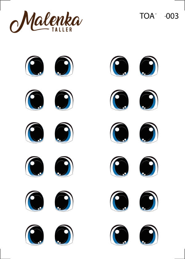 Producto - Ojos transfer TOA 003