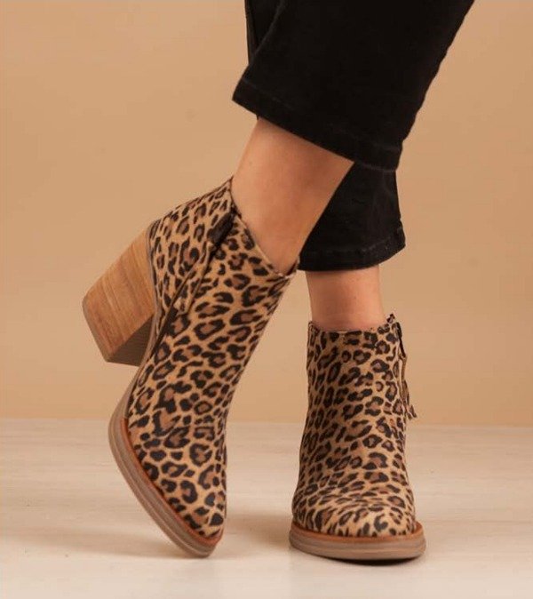 BOTA GINA LEOPARDO