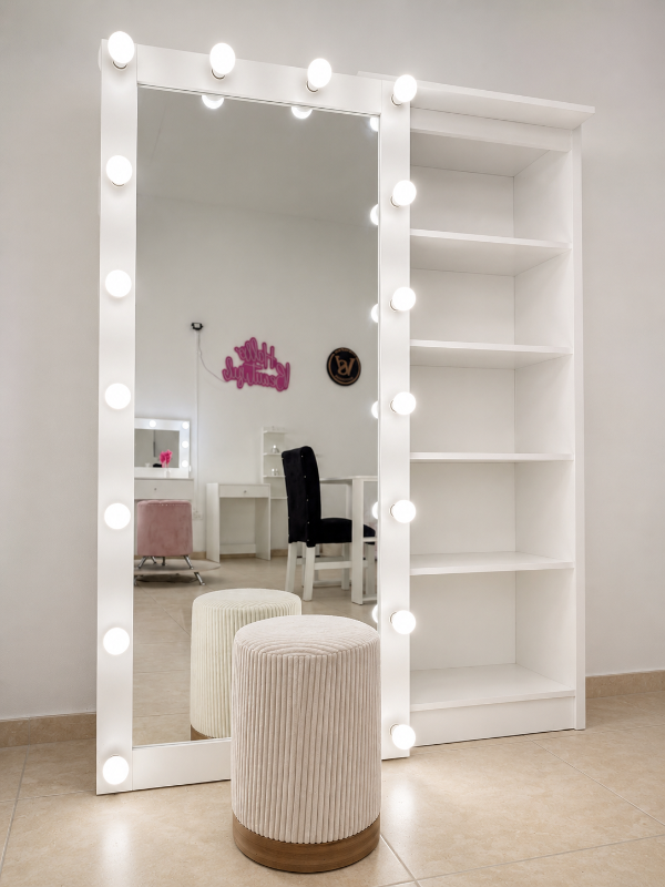 Producto - Placard-organizador con espejo Hollywood 180 x 80 x 53
