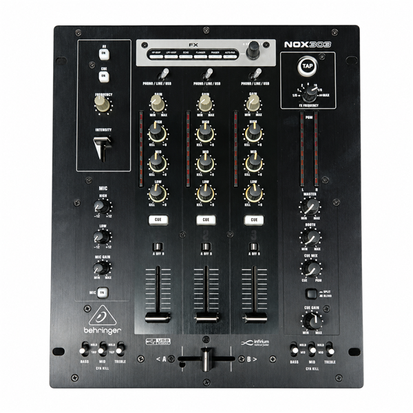 Producto - CONSOLA MEZCLADORA BEHRINGER NOX303 - 0