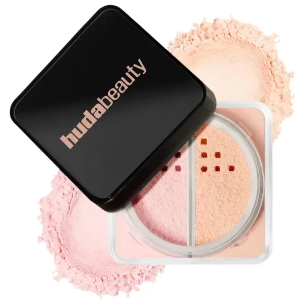 Producto - HUDA BEAUTY Easy Bake Blurring Loose Baking Setting Powder Duo Cherry Peach