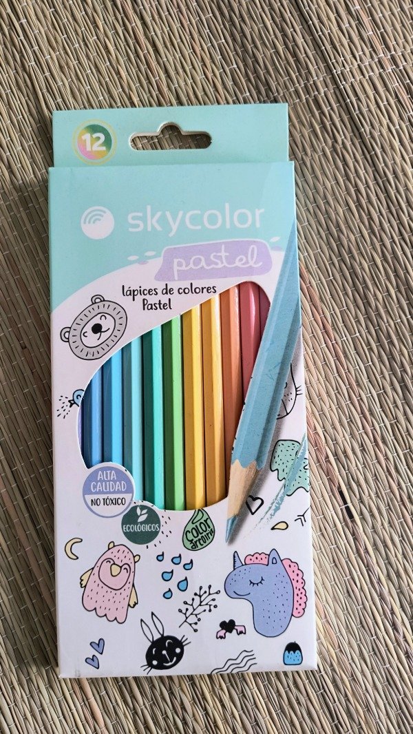 Producto - Lapices skycolor color pastel por 12 unidades