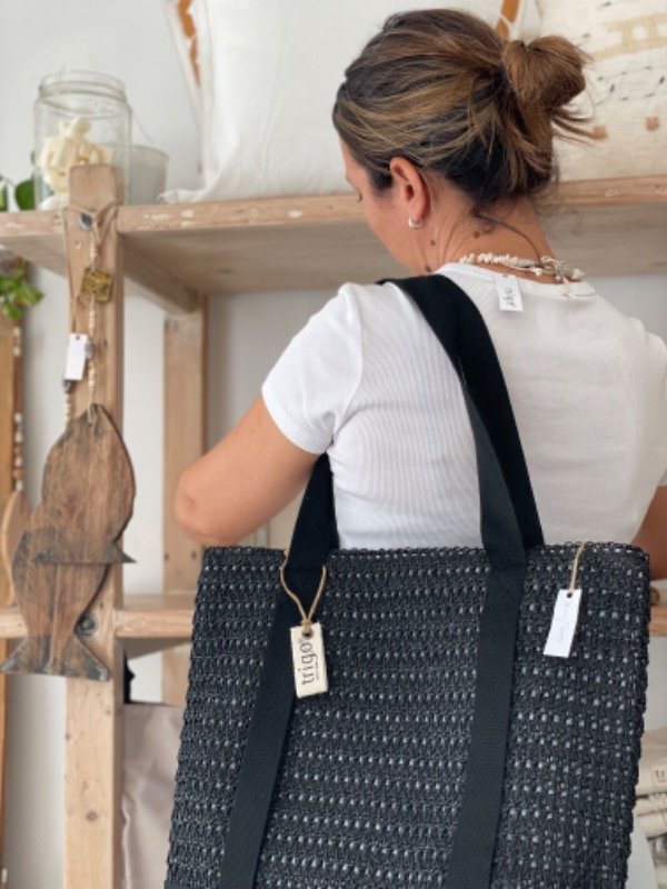 Producto - Bolso tejido fibras naturales