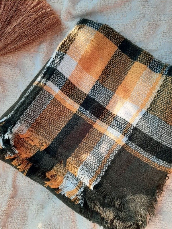 Producto - Pashmina verde musgo