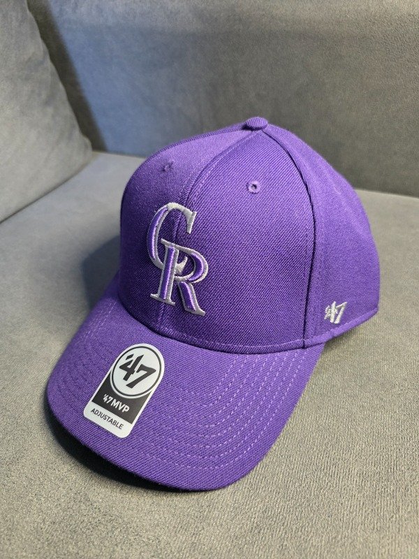 Producto - Colorado Rockies Purple '47 Brand MVP Adjustable Velcro Team