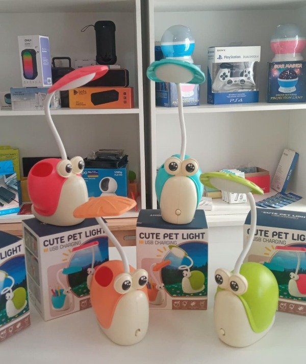 Producto - LAMPARA VELADOR RECARGABLE INFANTIL CON PORTALAPIZ CARACO