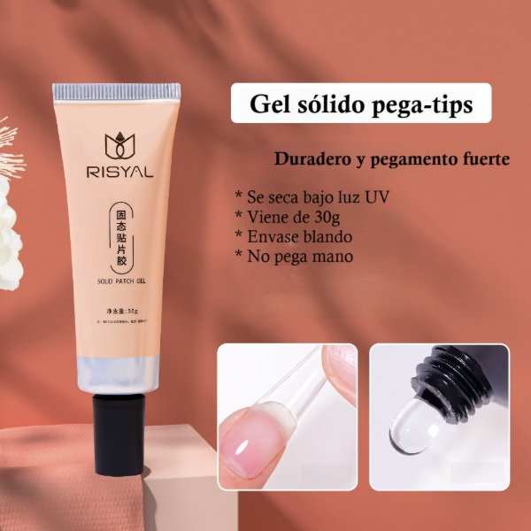 Producto - Gel sólido RISYAL apto para pegar tips