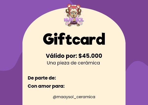 Producto - GIFT CARD - N2