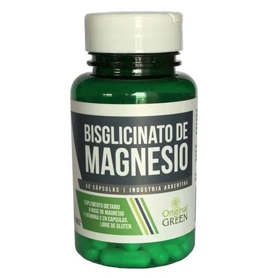 Producto - Bisglicinato de Magnesio Suplemento 60Caps - Original Green
